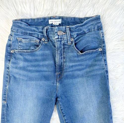 Good American  Jeans Good Waist Crop Jean Blue 331