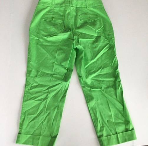 Talbots NEW ‎ heritage ankle Pants petite Green Crop Womens Size 10 Petite