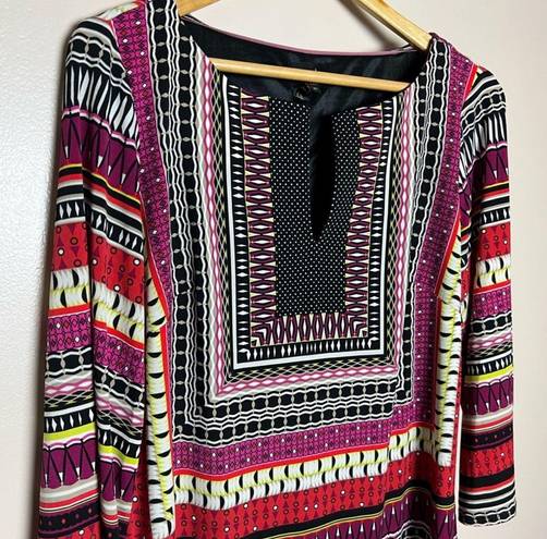 Laundry by Shelli Segal SALE! Multicolor Laundry Shelli Segal Tunic Dress Size M Like New