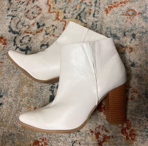 Charlotte Russe White Booties