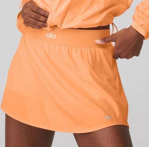 Alo Yoga Match Point Tennis Skirt Cantaloupe XS