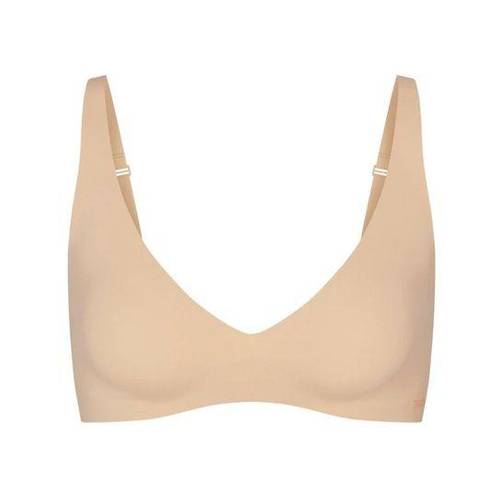 SKIMS NWT  Naked Plunge Bra Clay Size M