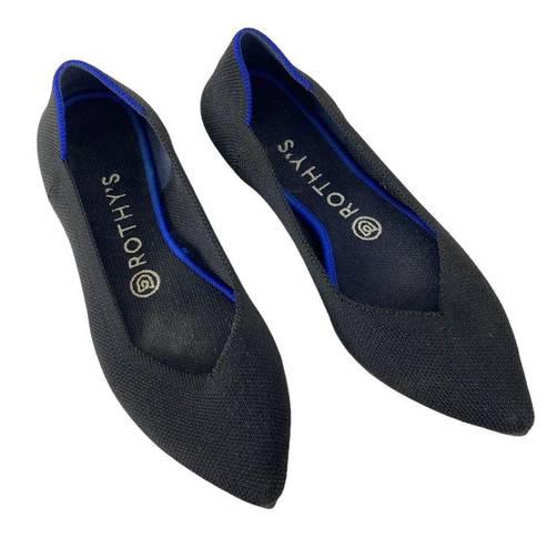 Rothy's Rothy’s Black The Point Pointed Toe Flats Slip On Ballet