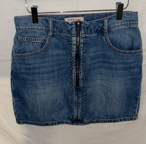 BCBGeneration  Denim Studded Jean Skirt Size 27