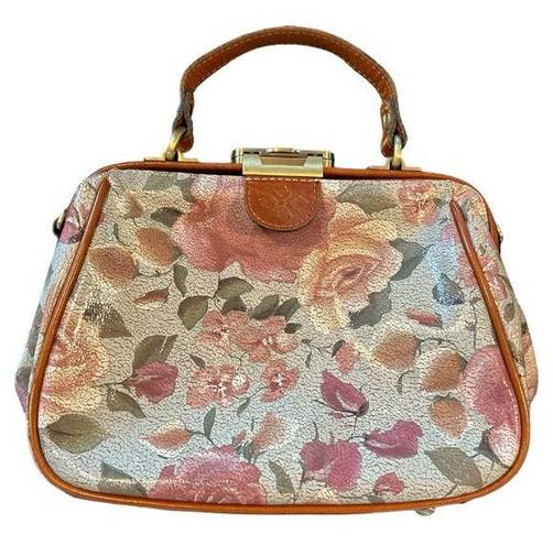 Patricia Nash  Crackled Rose Gracchi Full Grain Leather Satchel