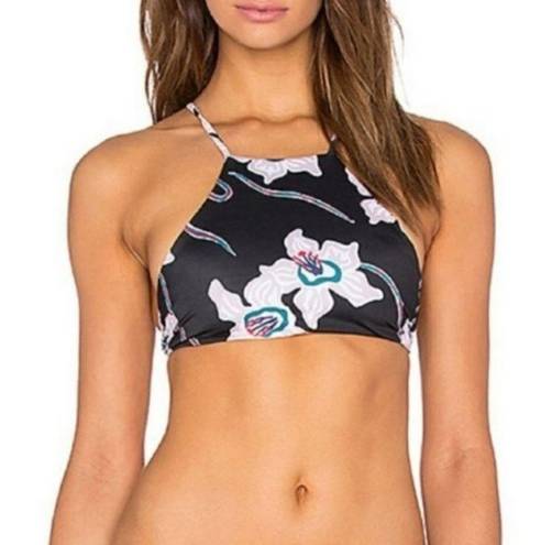 Tavik swim Black Blossom Floral Printed Tavik Ryan Sport Swim Top