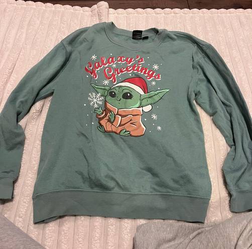 Star Wars baby yoda Christmas sweatshirt