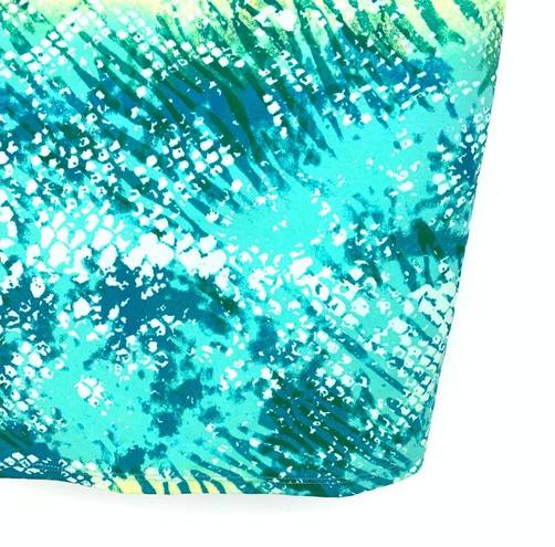 Cacique Swim By  Tankini Top Women's Size 44DD Abstract Print Blue Green