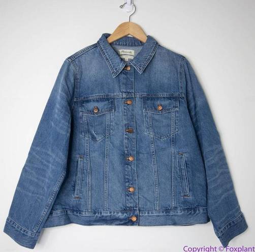 Madewell NEW  The Jean Jacket in Pinter Wash, 3X