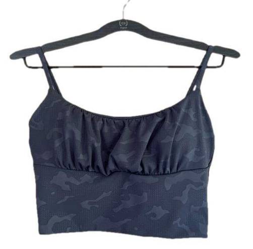 Zyia  Active spaghetti strap padded camouflage sports bra size small