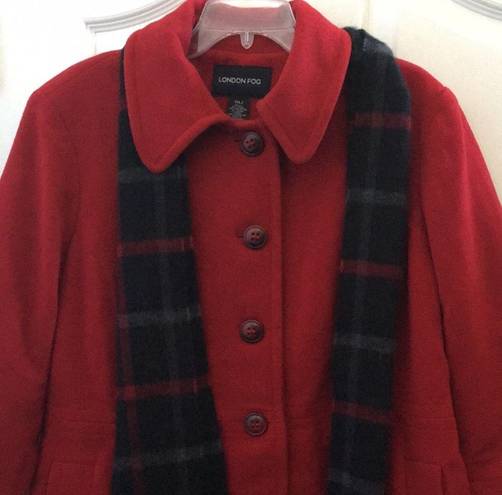 London Fog LADIES’  Lined Wool Blend jacket XL)