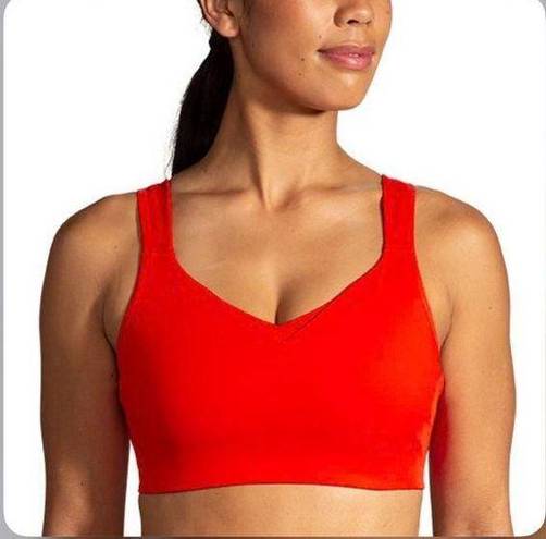 Brooks  | Drive Convertible Run Sports Bra in Red