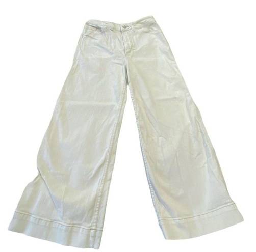 AG Adriano Goldschmied Rosie workwear wide leg crop jeans AG Adriano Goldschmeid Size 26 Cream