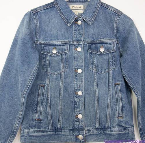 Madewell NEW  The Jean Jacket in Medford Wash, S, MD243