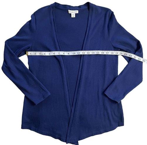Coldwater Creek Medium Cardigan Long Sleeve Dark Blue Sweater Womens Size 10-12