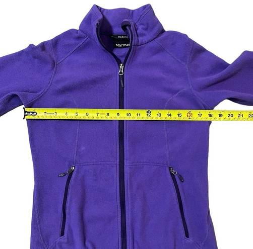 Marmot  Polartec Fleece Jacket Full Zip Purple Womens Medium