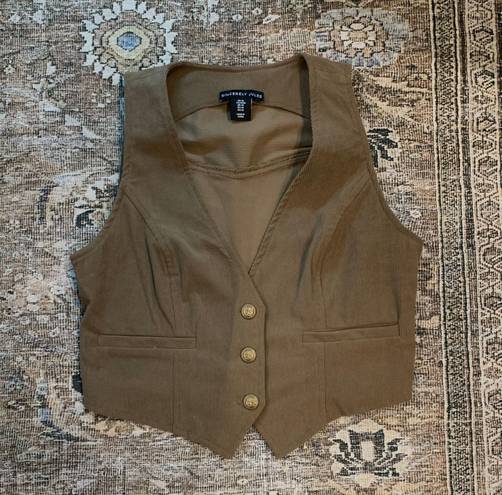 Cute Brown Vest Size M