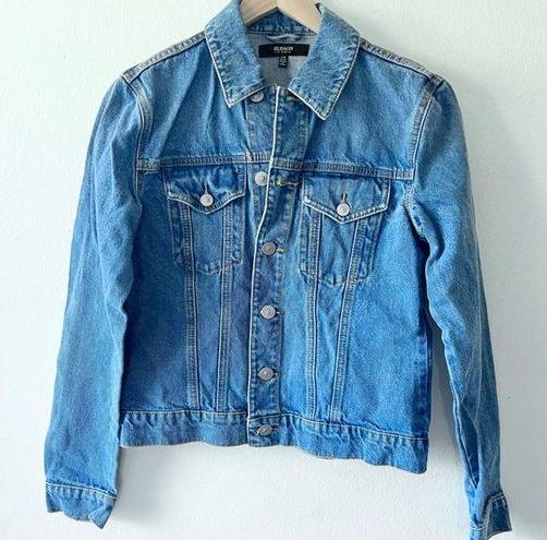 Hudson Jeans Hudson S M Womens Light Medium Blue Jean Denim Jacket 100% Cotton Trucker