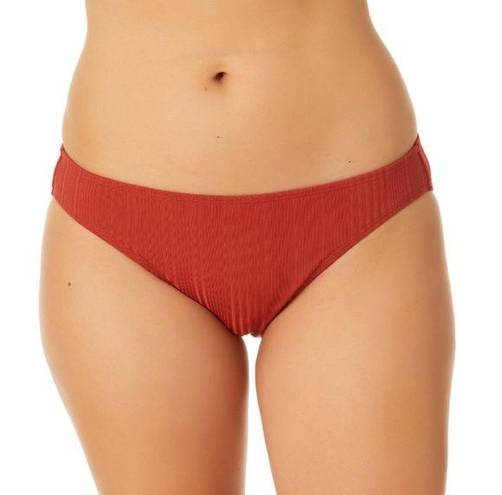 No Bo  ribbed swim bikini bottom size X-Large 15-17 Cotton swimwear rusty brick