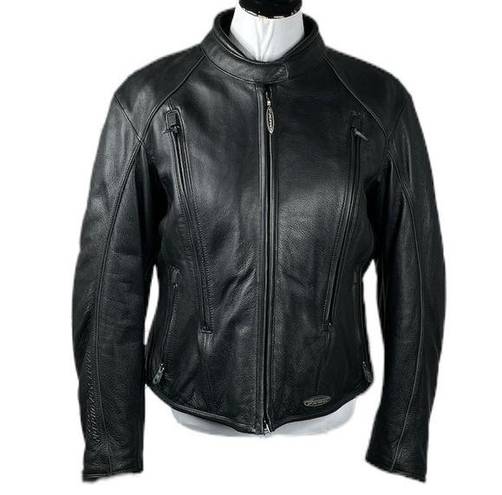 Harley Davidson  FXRG Leather Motorcycle Jacket, Black, X-Large