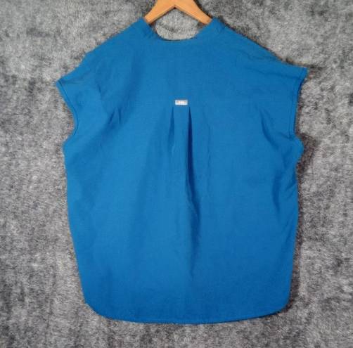 FIGS  Rafaela oversized scrub top color royal blue size large