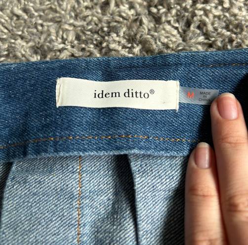 idem Ditto Denim Pleated Skirt