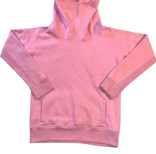 Zyia Oh So Soft Womens Hoodie Hooded Sweatshirt Pullover Long Sleeves Pink Large