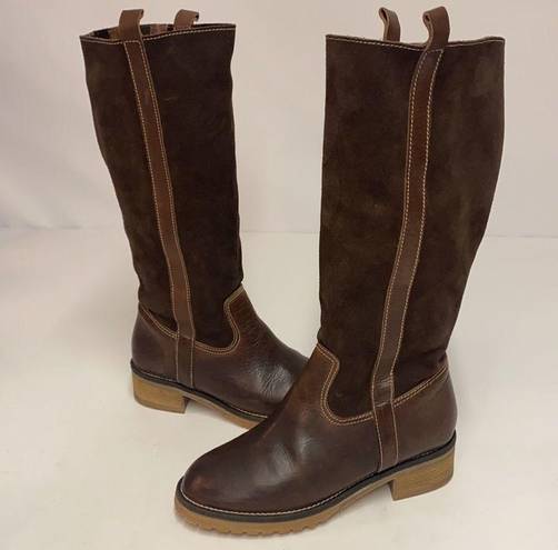 sbicca JAVAN LEATHER RIDING BOOTS KNEE-HIGH BOOTS size 8.5