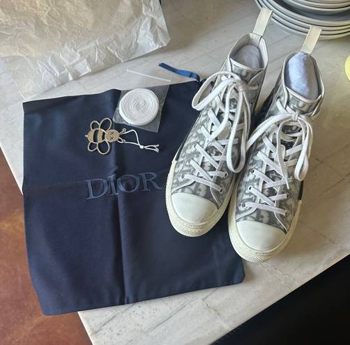 Dior B23 High Top Converse Sneakers