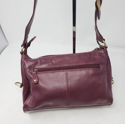 Krass&co Stone & . Multi pockets Studded Top Zip Purse Crossbody Bag Shoulder Bag