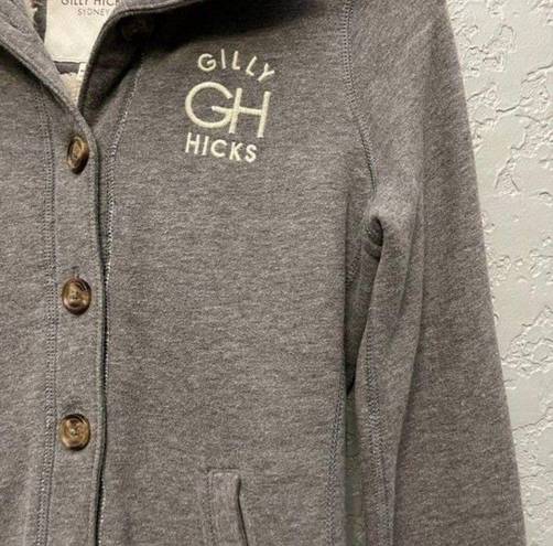 Gilly Hicks  Sherpa Lined Zip Up Hooded Jacket