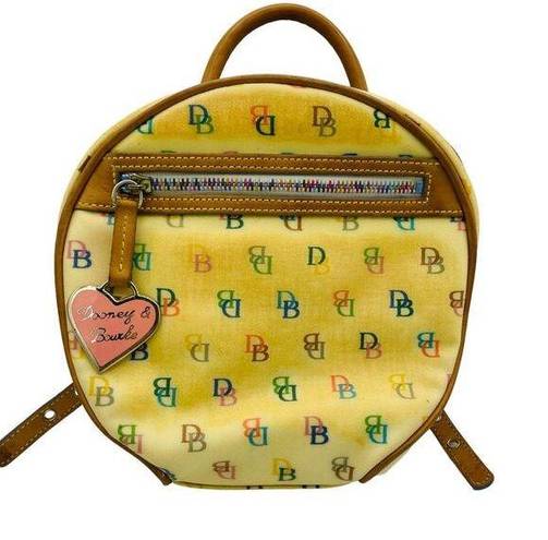 Dooney & Bourke  Round RARE Multi-Color Mini Backpack With Rainbow Zippers