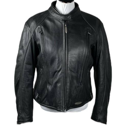 Harley Davidson  FXRG Leather Motorcycle Jacket, Black, X-Large