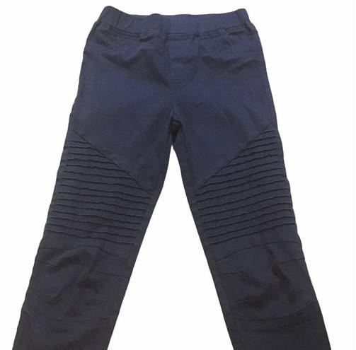 Umgee  Navy Moto Jeggings, size Small