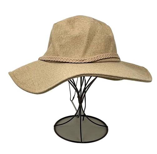 Harper ASN Women’s  Khaki Floppy Safari Hat, NWT, Adjustable Size, MSRP $68