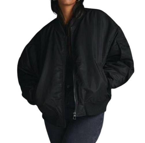 Good American NWT |  Satin Bomber Jacket