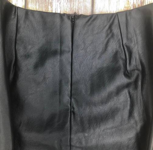 LF NWT  Seek The Label Vegan Leather Mini Skirt