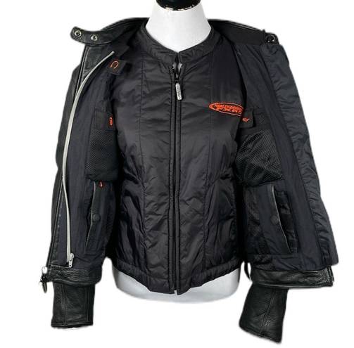 Harley Davidson  FXRG Leather Motorcycle Jacket, Black, X-Large