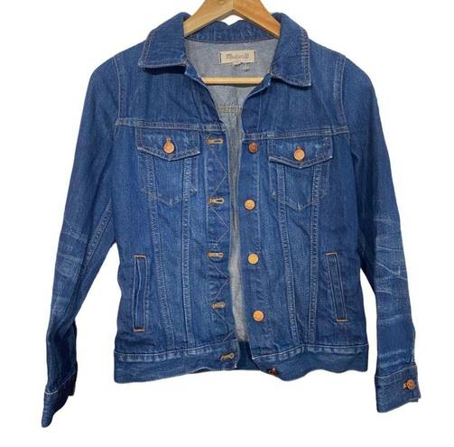 Madewell  The Jean Denim Medium Wash Jacket Sz XS