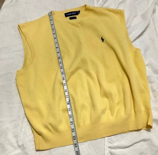 Polo Ralph Lauren Yellow SweaterVest