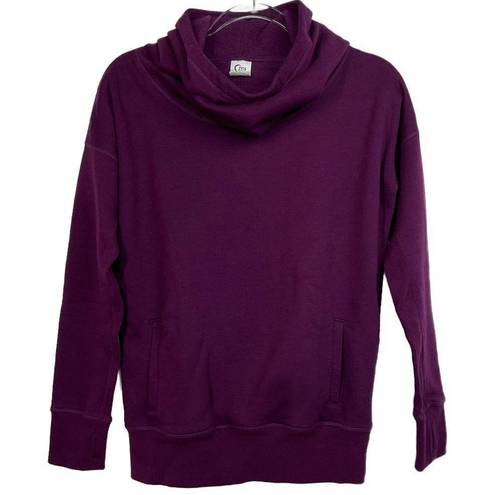 Zyia  Plum Purple Oh So Soft Hoodie Sweatshirt XS