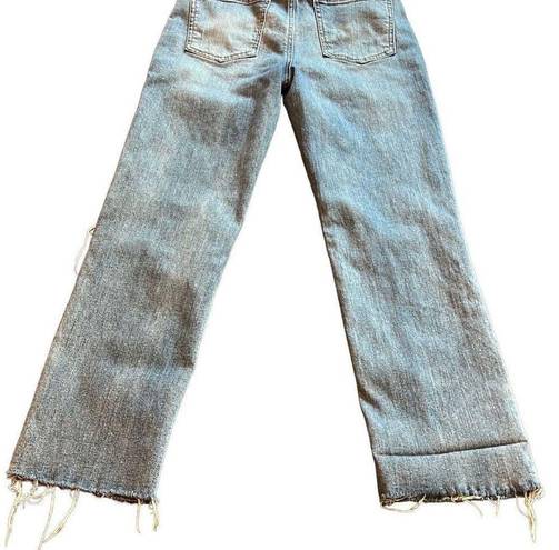 Harper Heritage  High Rise straight distressed jeans