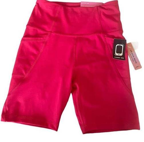 Gottex  Activewear Shorts Women Side Pockets Fitted Leg XS Pink Athleisure NWT