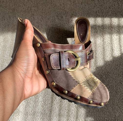 Coach Vintage  Wooden Wedges