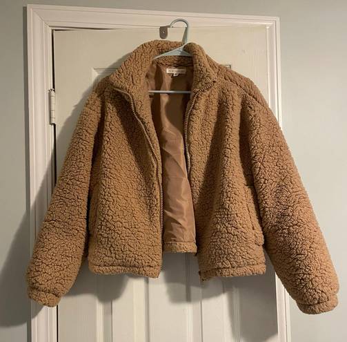 LA Hearts Cozy Teddy Jacket