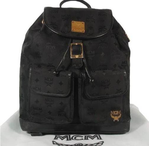 MCM  Black Large Classic Vintage Backpack