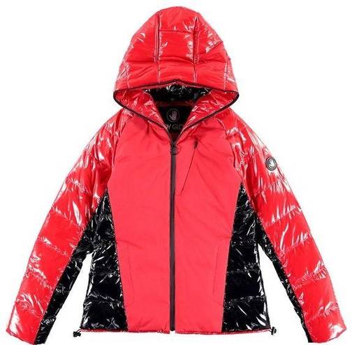 Body Glove  HOODED DOWN PARKA COAT RED SIZE S NEW