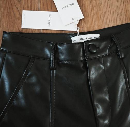 Anthropologie Mat & Nat Gwen Faux Leather Trousers