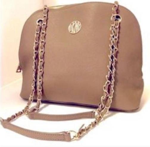 DKNY NWOT  Brown Leather Bryant Park Shoulder Bag
