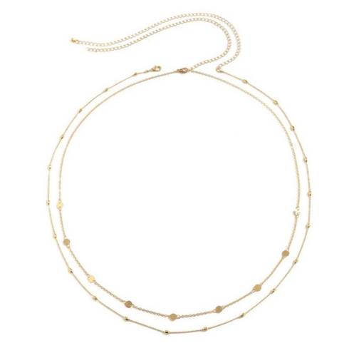 14K Gold Plated Belly Chain Adjustable Layered Chain for Women Sexy Waist Chain
